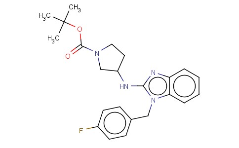 1-BOC-3-[1-(4-FLUORO-BENZYL)-1H-BENZOIMIDAZOL-2-YLAMINO]-PYRROLIDINE